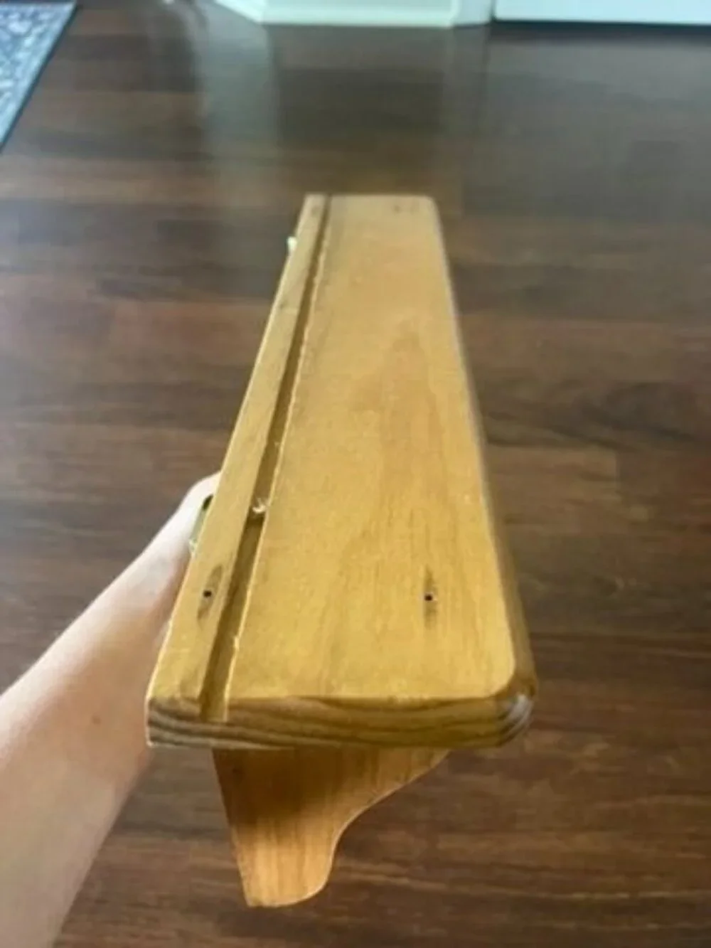 Vintage Sweetheart Shelf Set of 2 Wood Heart Wall Shelves Farmhouse Cottagecore